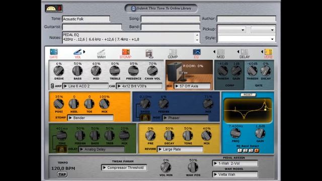 Tone Based - Line 6 POD XT - Acoustic Guitar patch смотреть онлайн