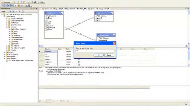 MsSql - 10 - View Kullanımı [Eğitim Setleri] смотреть онлайн