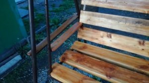 садовая качеля на подшипниках