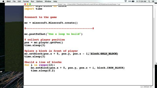 Teaching Python with Minecraft смотреть онлайн