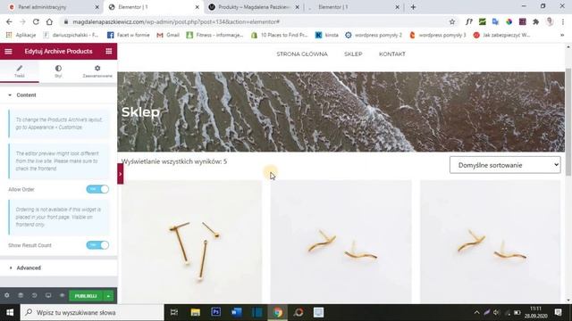 Elementor Pro Edycja Zakładki Sklep [WordPress Woocommerce] смотреть онлайн