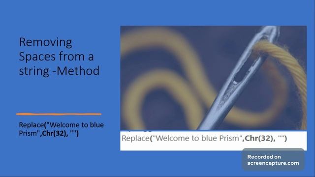 RPA-Blueprism-How to Remove Space from a String -Session 45 смотреть онлайн