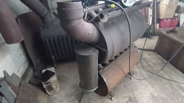 Печь для гаража под горелку и другие виды топлива. смотреть онлайн