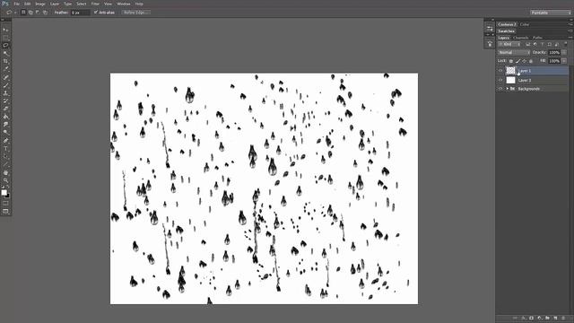How to make realistic raindrops using brushes in Photoshop смотреть онлайн
