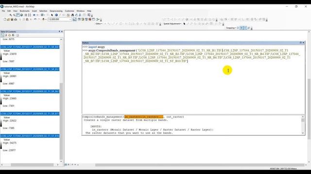 Using Python | Single Band To Composite Band | ArcPy in ArcGIS | Satellite Image | For Beginners смотреть онлайн