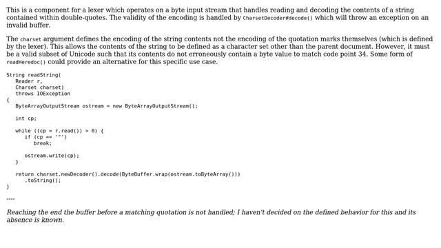 Reading bytes between two quotes from a stream and decoding it to its appropriate character set смотреть онлайн