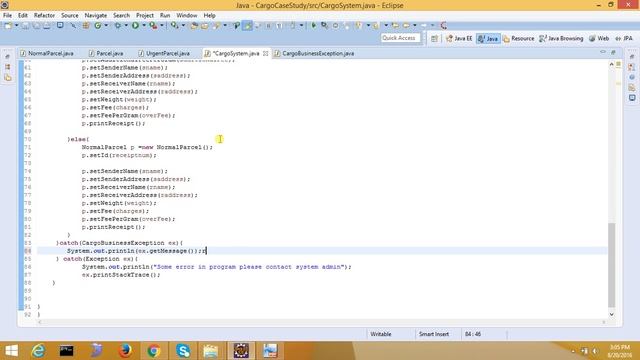 11-13 Case Study Custom Exception Handling смотреть онлайн