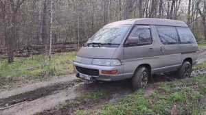 Пробный оффроад на Toyota Town Ace 2.2i