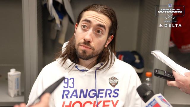 NYR Stadium Series Practice: Kakko, Zibanejad, Edstrom Media Availability | Feb. 16, 2024 смотреть онлайн