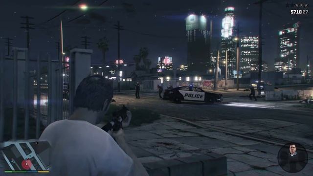 GTA 5 Перестрелка с копами\война с копами\Франклин и Тревор\ ушли от погони смотреть онлайн