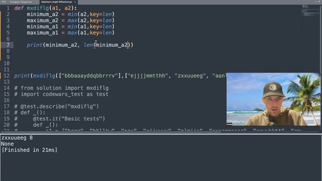Codewars (Python?) | Maximum Length Difference | kyu7 смотреть онлайн