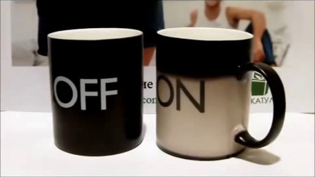 Кружка "On-Off"- меняет цвет и надпись от кипятка смотреть онлайн