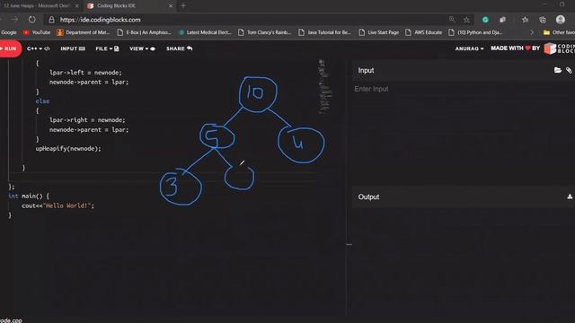 Heaps Part 3 | Implementation of Heap using Linked List | codeItDown смотреть онлайн