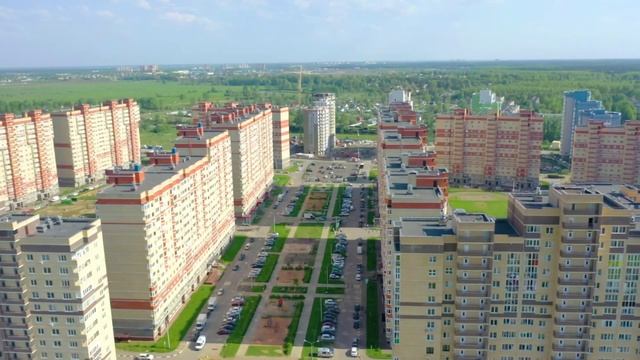 ЖК «Лукино-Варино» съемка с воздуха | лето-осень 2021 смотреть онлайн