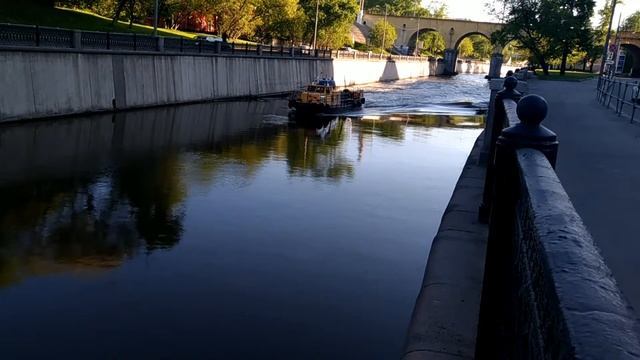 Яуза (река Яуза, Сыромятнический гидроузел, сильнейший ливень, проблемы экологии реки, слив мазута)
