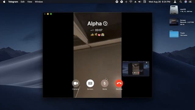 Telegram начал тестировать в бета-версии для macOS функцию демонстрации экрана смотреть онлайн