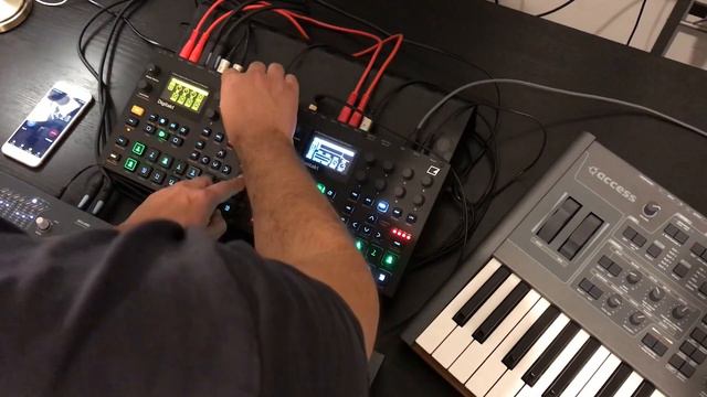 Flow 01 Dawless Melodic Techno Jam Digitakt, Syntakt, MiniFreak смотреть онлайн