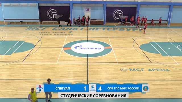 СПбГУАП — СПб Университет ГПС МЧС России | 16 тур смотреть онлайн