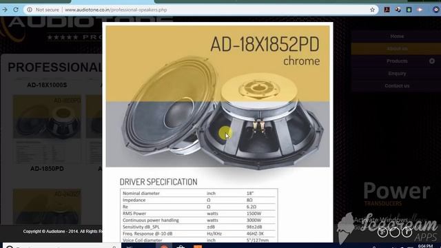 Best subwoofer speaker for DJ audiotone 1852 ||1500W with amplifier смотреть онлайн