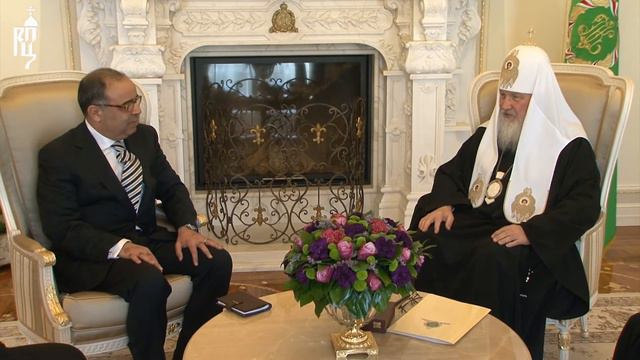 Патриарх Кирилл встретился с Послом Египта смотреть онлайн
