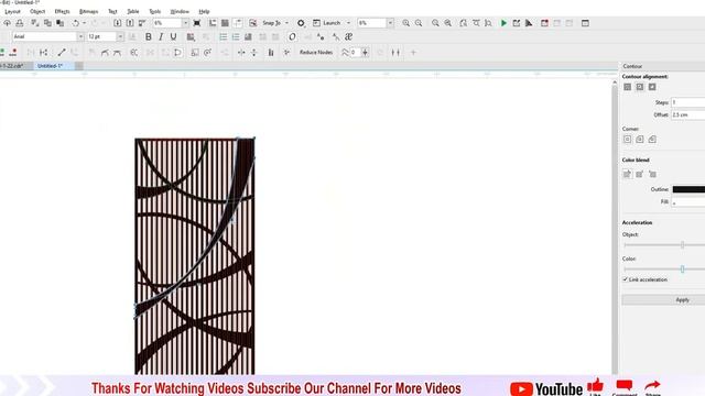2D Design Tracing # Jali Design # CorelDraw Tutorial # Jafri Design # CNC cutting #Creative Design смотреть онлайн