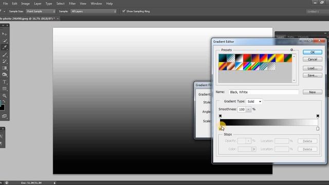 Gradient Masks in Photoshop cs6 Tutorial in Hindi смотреть онлайн