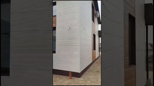 Сайдинг под дерево Costune. Термопанели. Фасадные панели с утеплителем. Ханья, зодиак отдыхают.