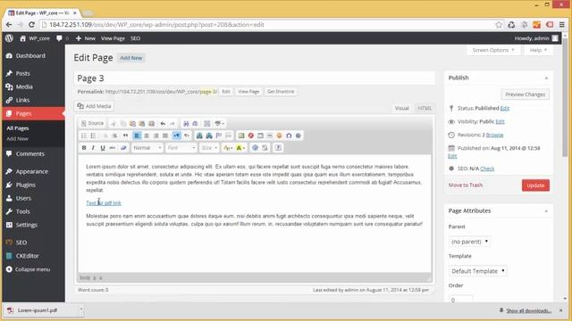 Wordpress CMS, adding PDF file смотреть онлайн