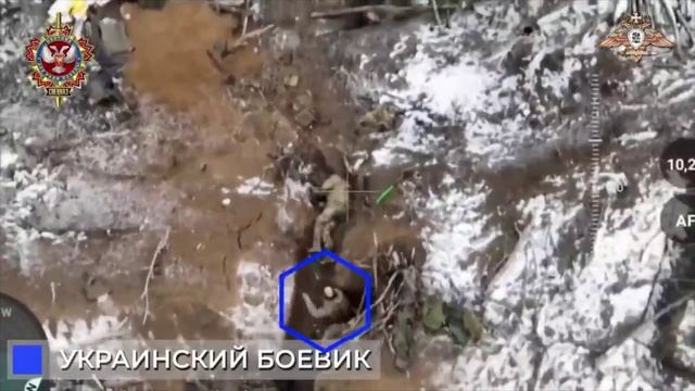 Уничтожение вражеских солдат на позициях под Бахмутом с помощью сбросов. смотреть онлайн