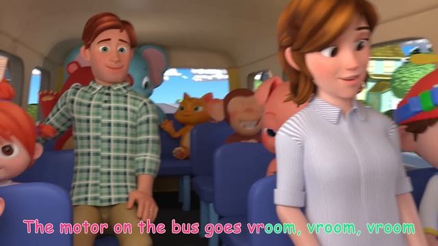 Wheels on the Bus! | @CoComelon | Kids Learn! | Nursery Rhymes | Sing Along смотреть онлайн