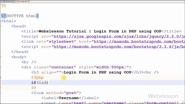 PHP Login Script using OOP смотреть онлайн