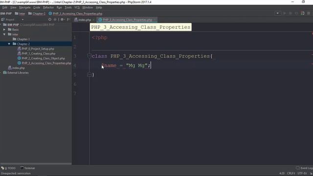 007 Accessing Class Properties смотреть онлайн