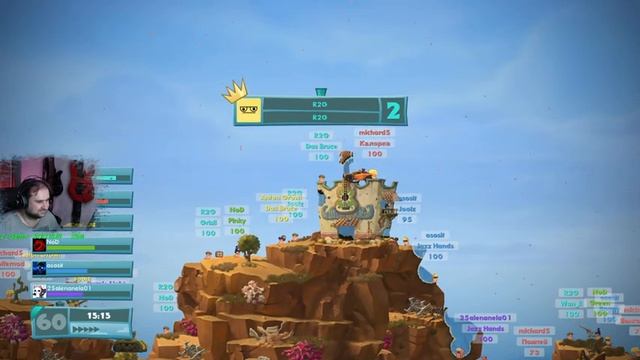 Пятничные посиделки! Катаем в Worms с @Ready2Game @xNoDx @michard5 и ребятами!? смотреть онлайн