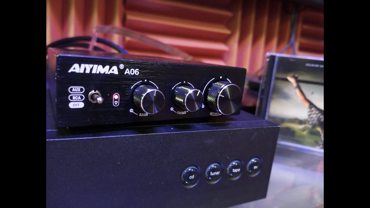 Aiyima a06 - прослушивание усилителя смотреть онлайн