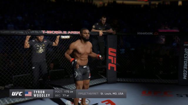 EA Sports UFC 3 Тайрон Вудли - Камару Усман (Tyron Woodley - Kamaru Usman) смотреть онлайн