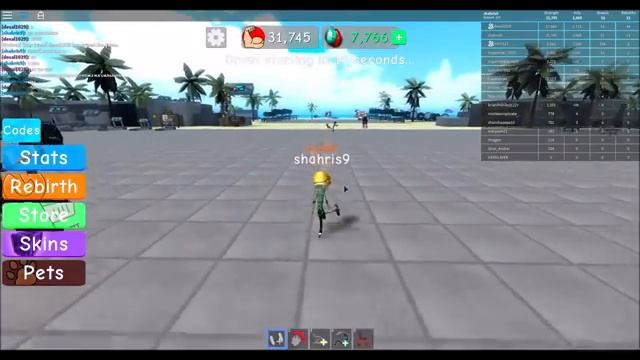 СИМУЛЯТОР КАЧКА 3 ?? Rebirth 21-22✨Тренируем скорость! Игра Качок Roblox Weight Lifting Simulator 3 смотреть онлайн