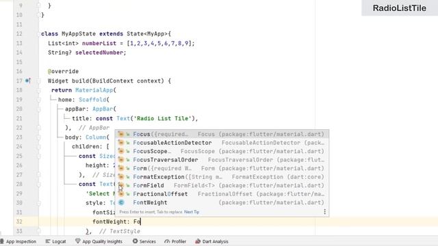 How to Implement RadioListTile in Flutter | RadioListTile | Flutter Coding смотреть онлайн