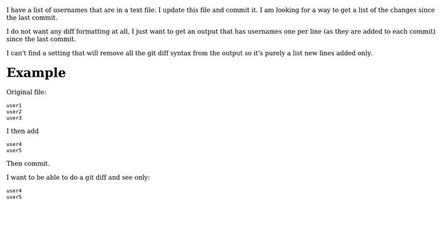 Unix & Linux: Show only changed lines without syntax with git diff (2 Solutions!!) смотреть онлайн
