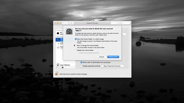 How to Delete and Create User Accounts on Mac Yosemite OS X смотреть онлайн