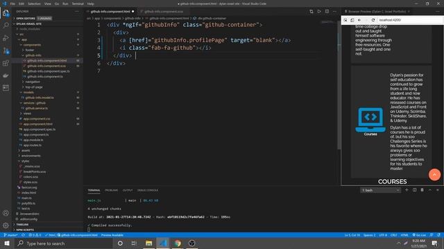 GitHub API User Info with FE Engineer Dylan Israel смотреть онлайн