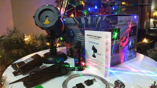 16 Massive Cosmic Patterns - Holiday Laser Christmas Light Projector - Spectrum Laser Lights смотреть онлайн