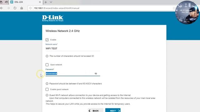 dlink dsl 224 configuration. смотреть онлайн