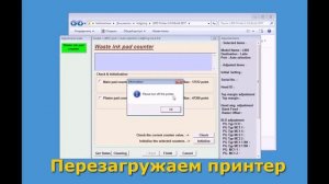 Как сбросить памперс  Epson L800 / L805 / L810 / L850