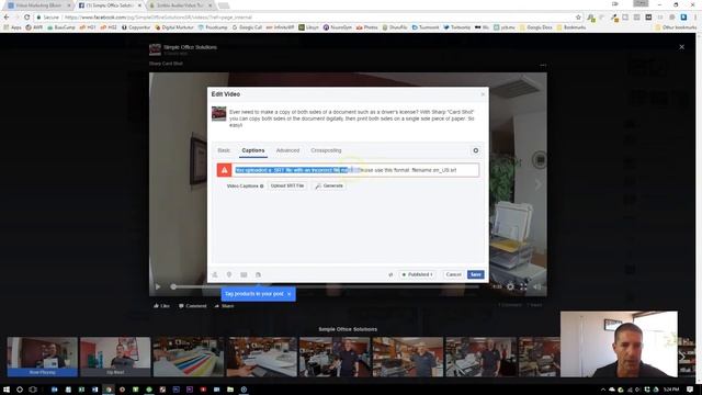 How To Add SRT File To Facebook Video For Closed Caption смотреть онлайн