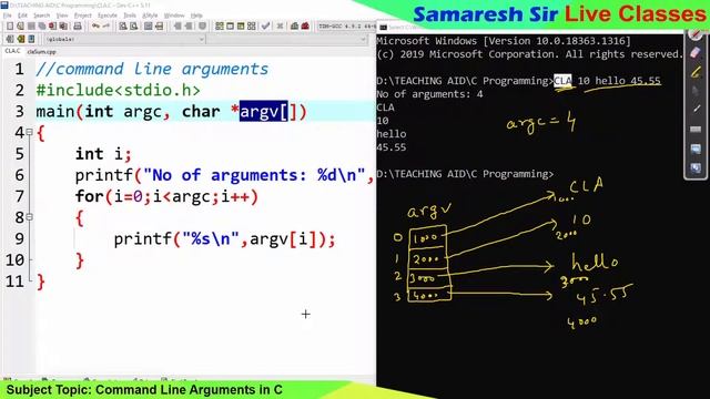 Command Line Arguments | C Programming | Bengali смотреть онлайн