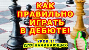 ШАХМАТНЫЕ ДЕБЮТЫ ? КАК ПРАВИЛЬНО ИГРАТЬ! ♔ Правила ♕ ШАХМАТЫ УРОКИ ОБУЧЕНИЕ для начинающих онлайн