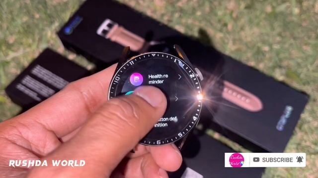 CT3 PLUS Smart Watch-Waterproof FitnessTracker, Heart Rate-2 Straps And Full Touch Display-46 MM??