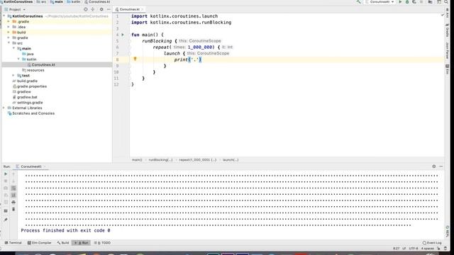 Working with Kotlin coroutines - basics смотреть онлайн