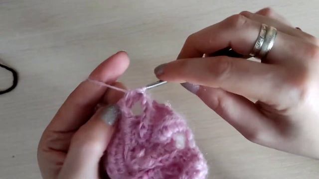 Ажурный шарфик/крючком/Подробный М/К смотреть онлайн