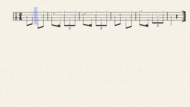 Old Dinah's Goin' To Town – Briggs' Banjo Instructor (ukulele tablature) смотреть онлайн